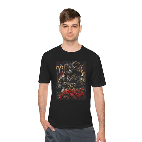 Aries Ram Warrior Graphic Tee — Zodiac Astrology Shirt