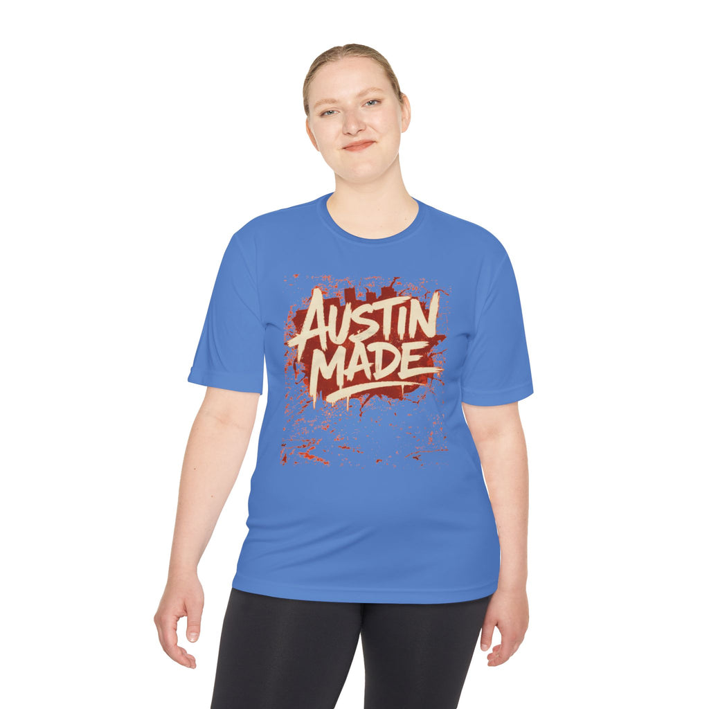 Austin Made Tee — Rustic Brush Script Graphic T‑Shirt