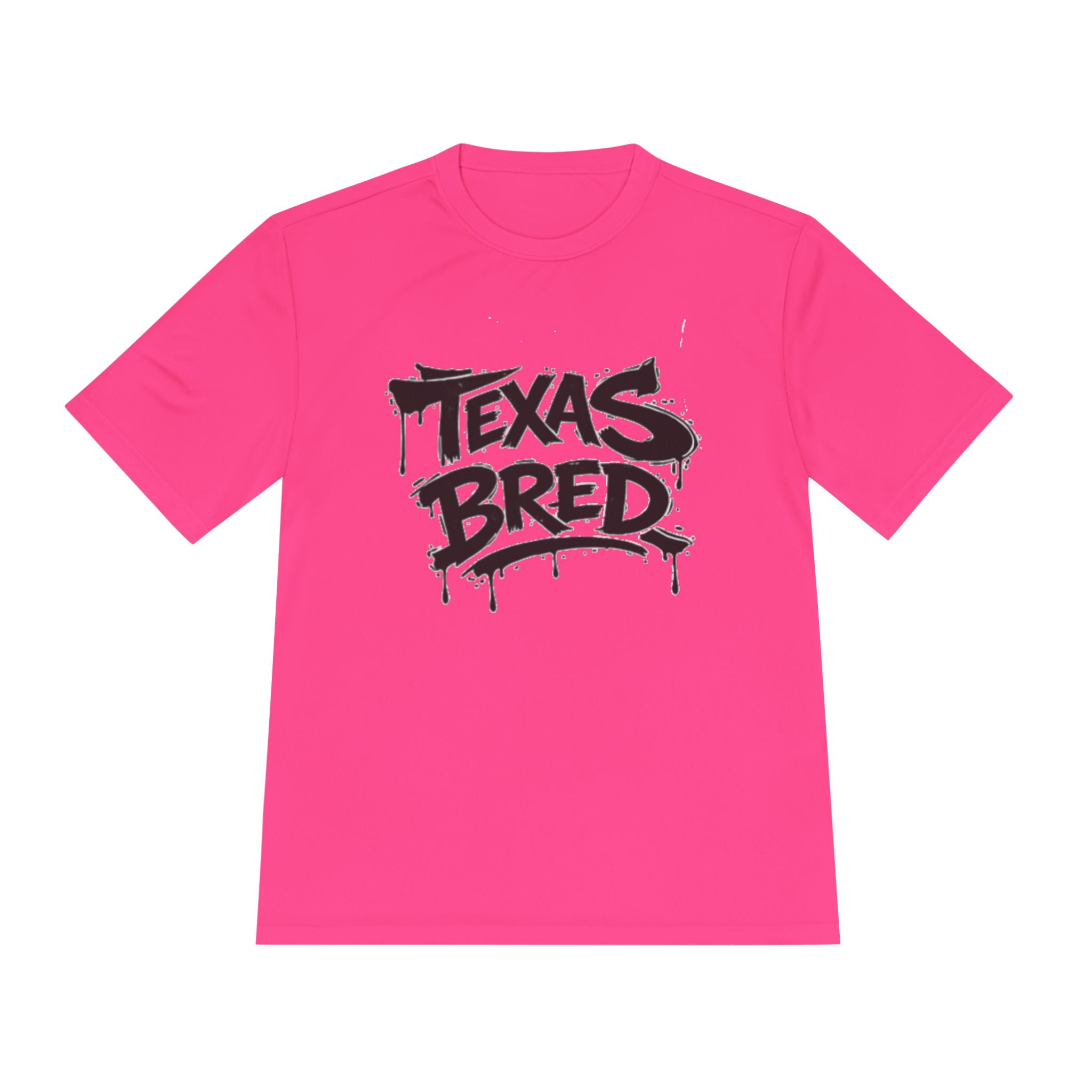 Texas Bred Moisture-Wicking Tee — Graffiti Style State Pride Shirt
